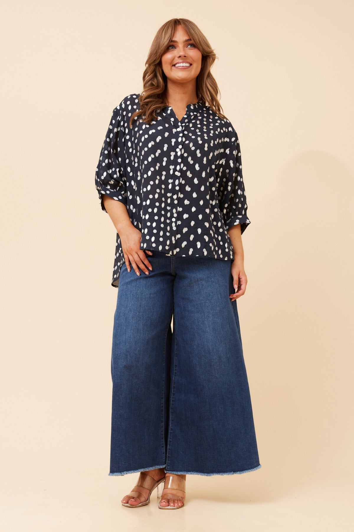 Maureen Blouse Navy