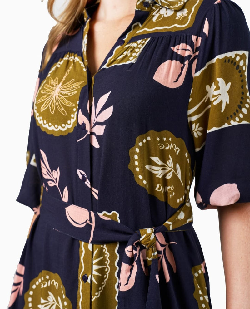 Avija Dress Navy