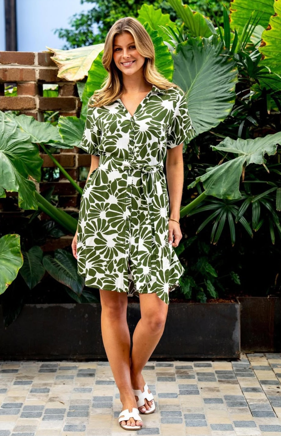 Cherie Dress Green