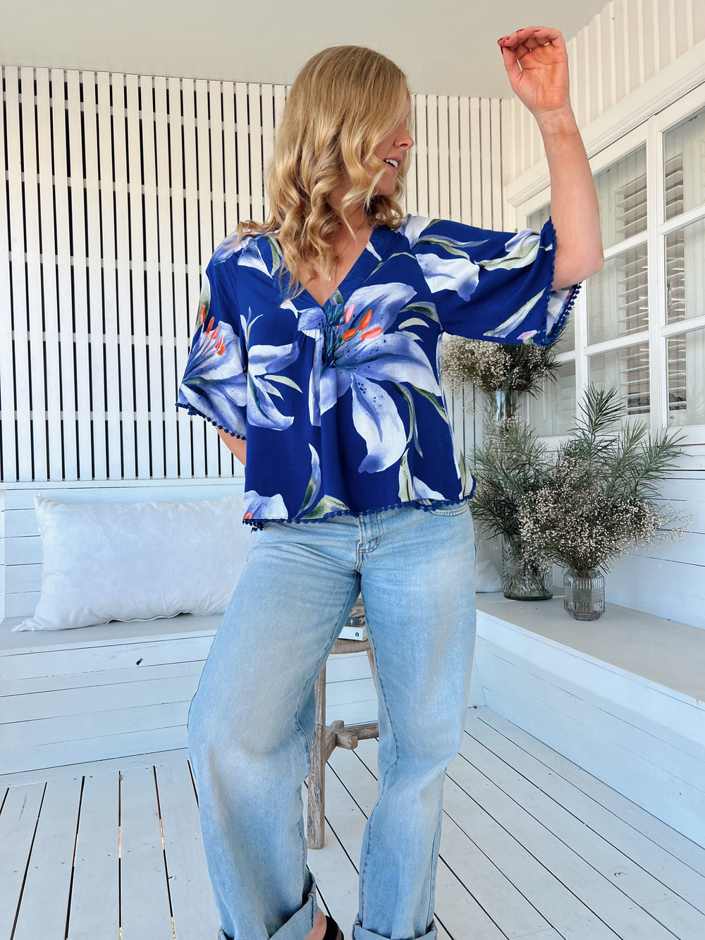 Asteria Print Gabriella Top