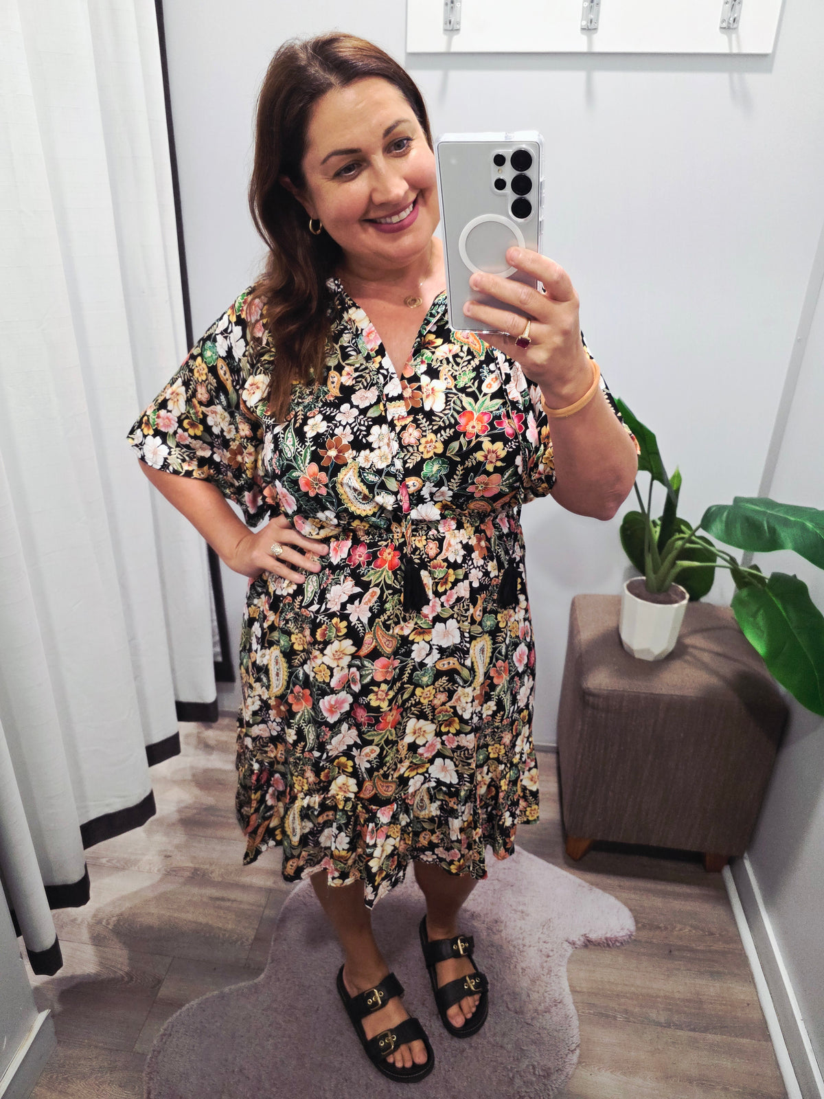 Flora Dress Black