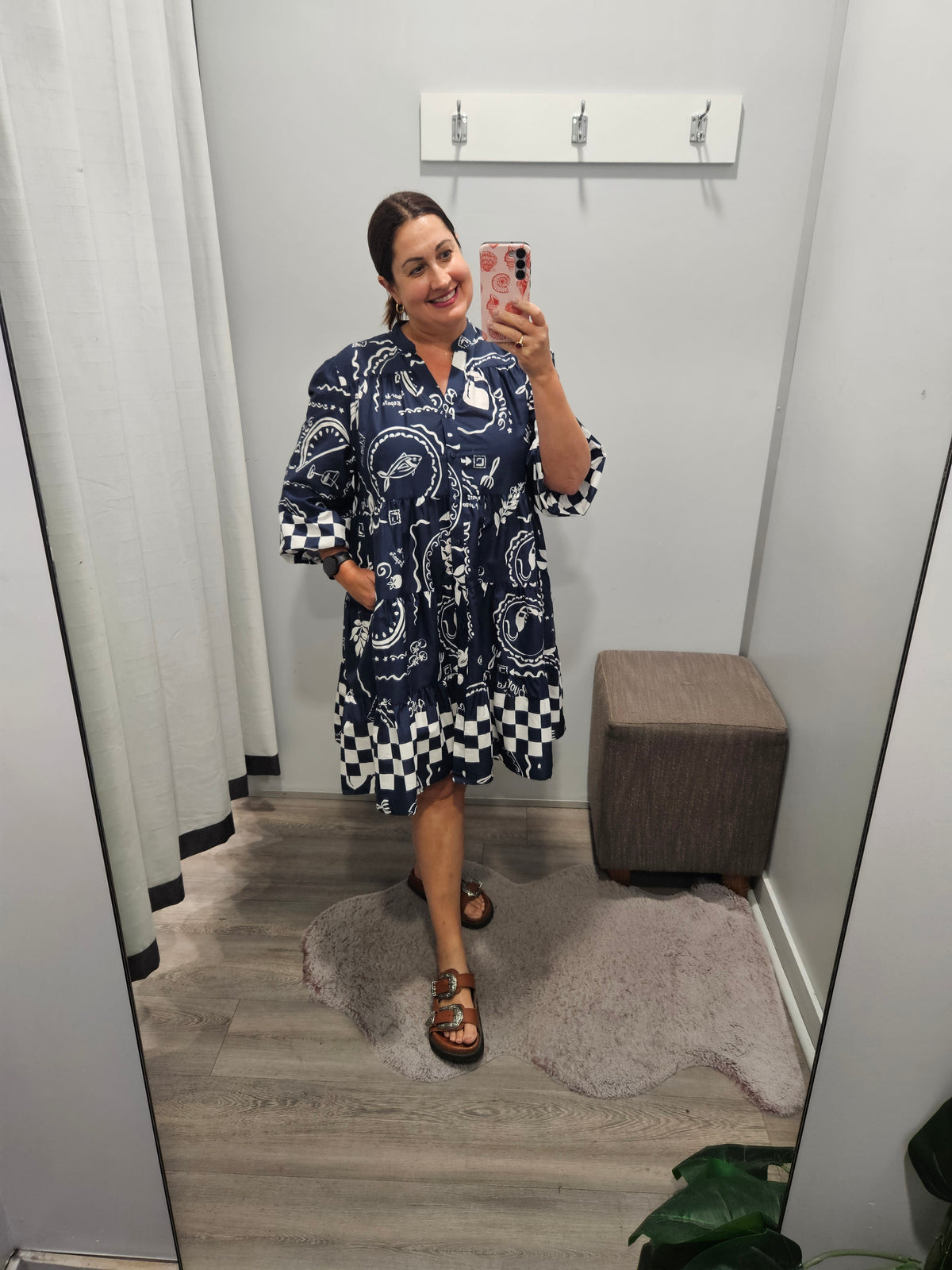 Atkins Dress Navy