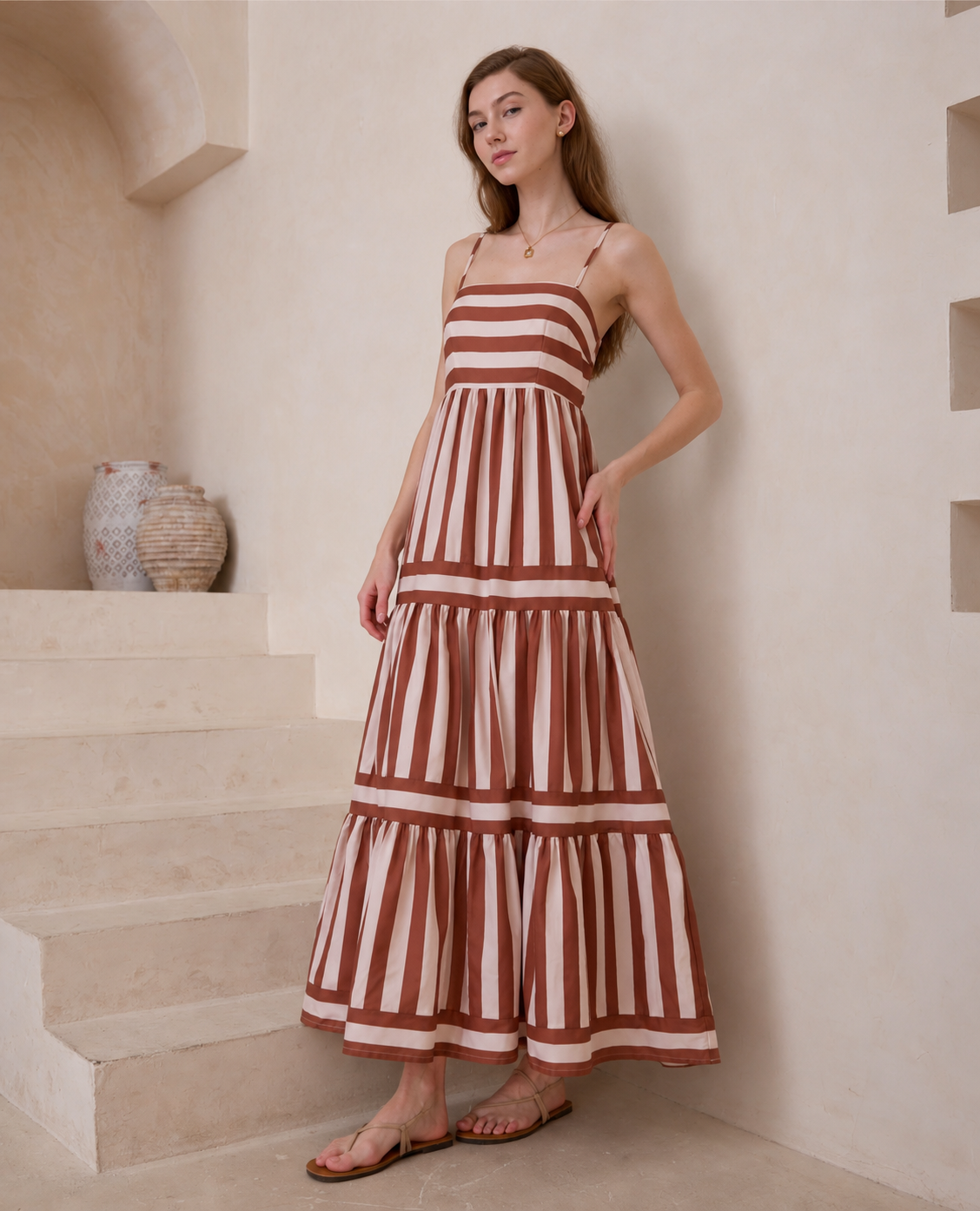 Denny Dress Chocolate