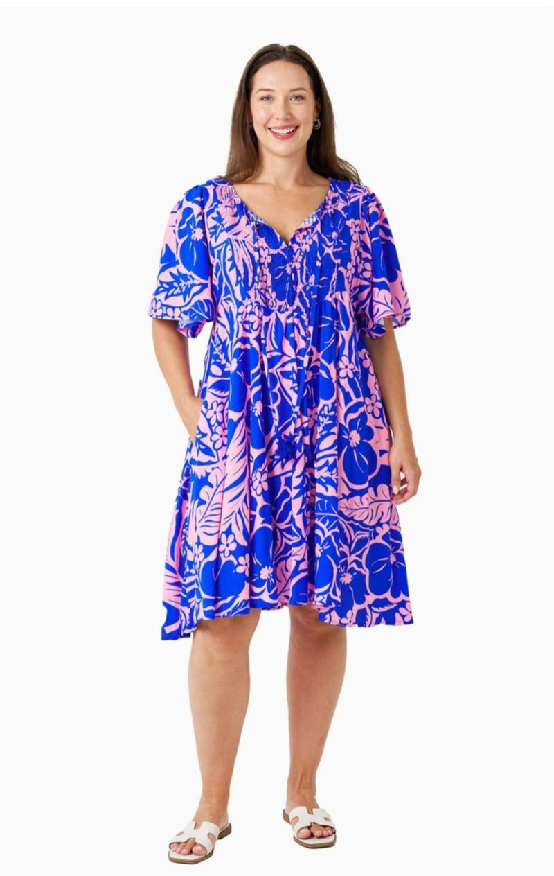 Drew Dress Cobalt