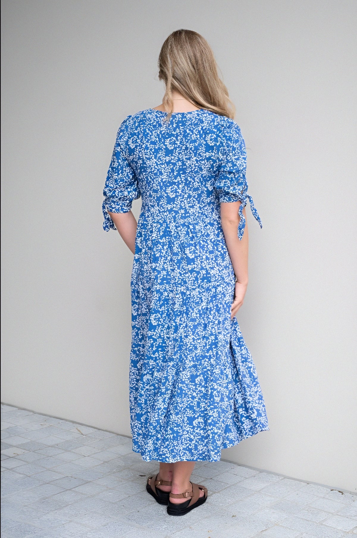 Mabel Dress Blue Floral