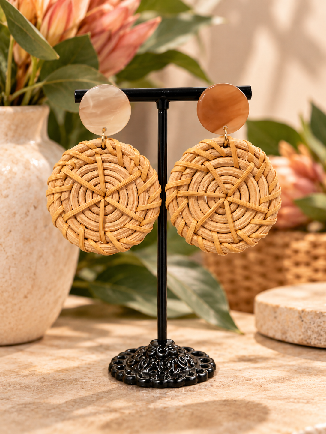 Mari Earrings Blush