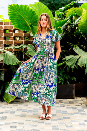 Elma Dress Green
