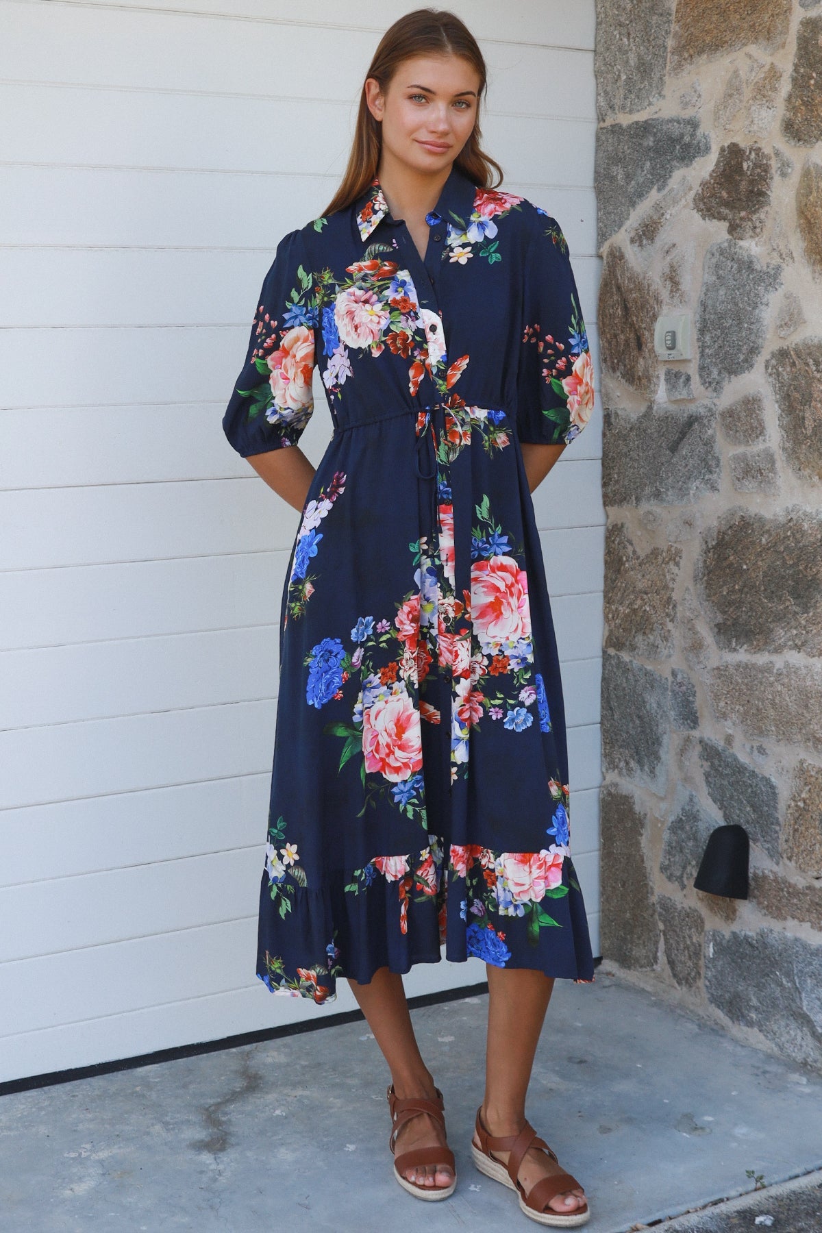Tilley Dress Navy