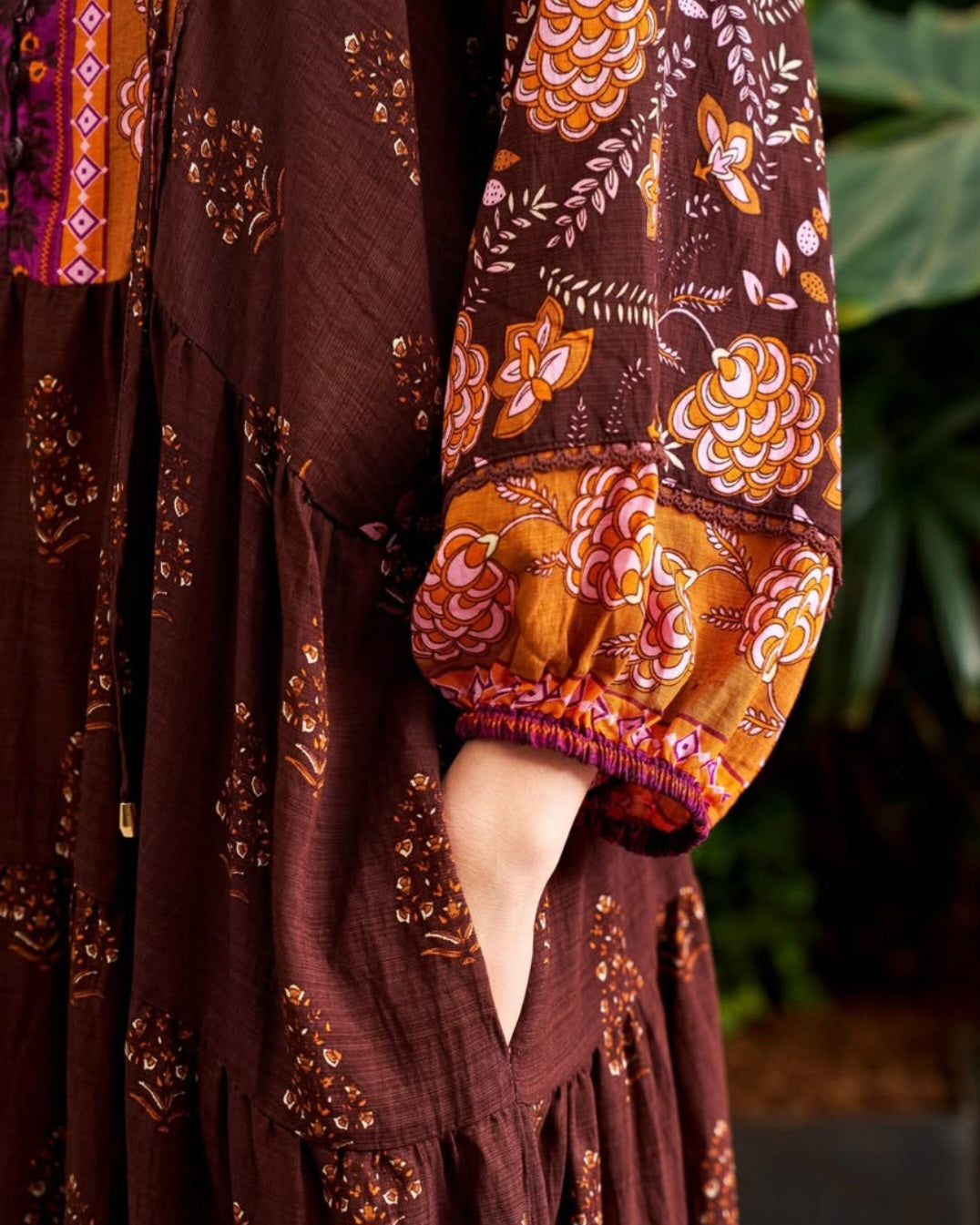 Eliana Dress Mahogany