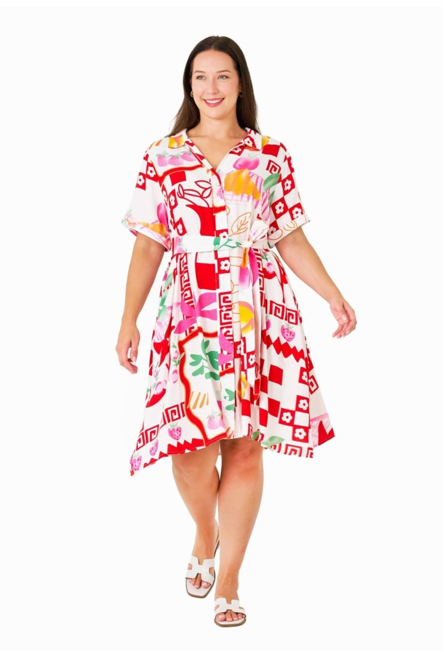 Cherie Dress White