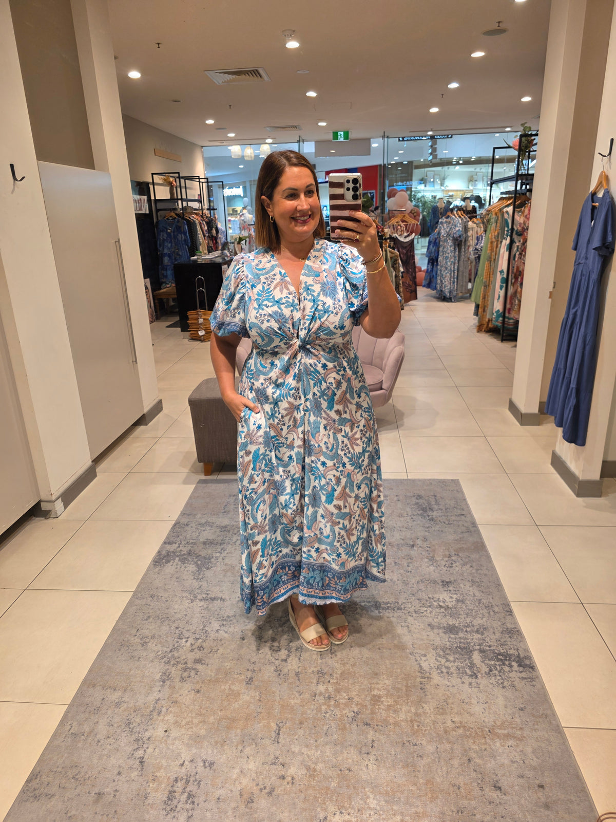 Indra Dress Blue