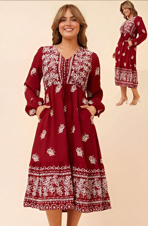 Carmine Dress