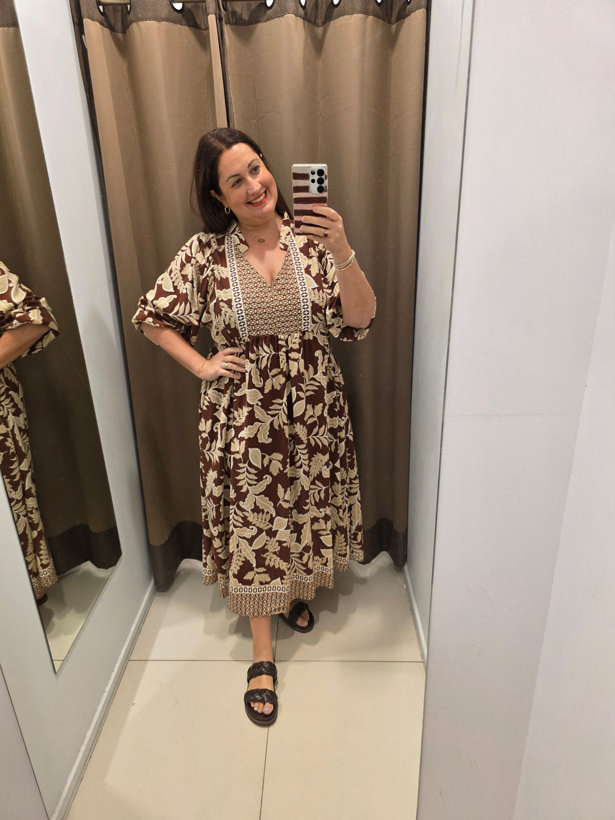 Vanya Dress Cinnamon