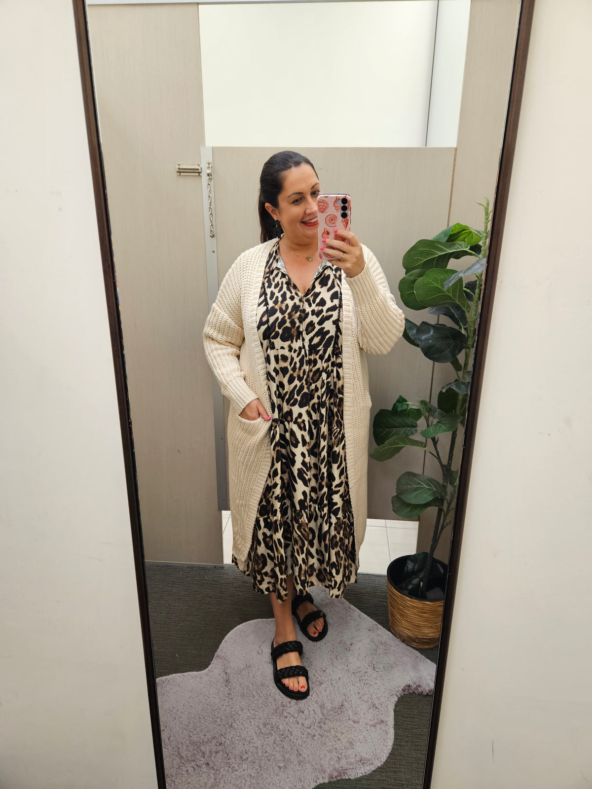 Eliana Dress Leopard Print