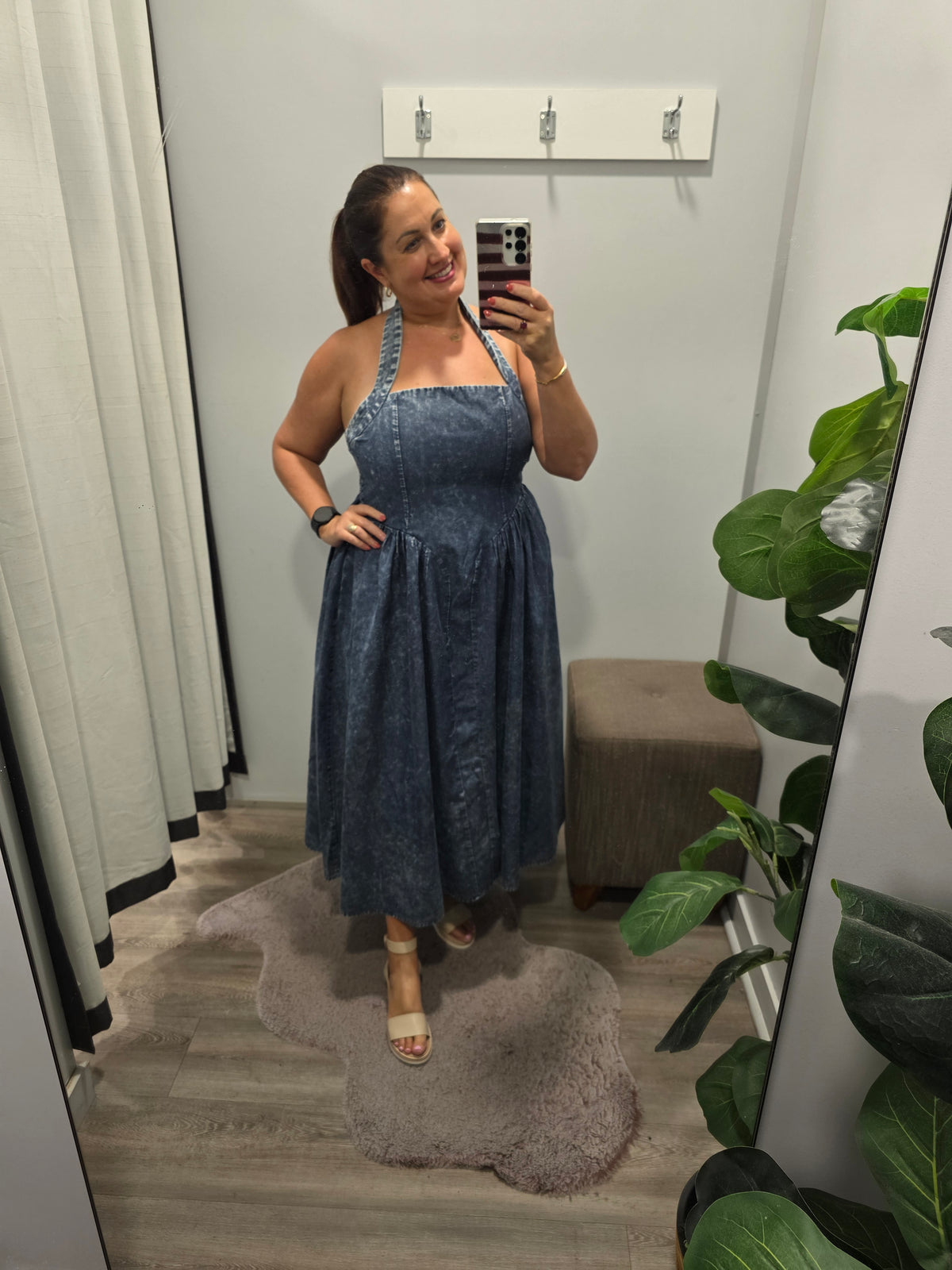 Clea Dress Denim