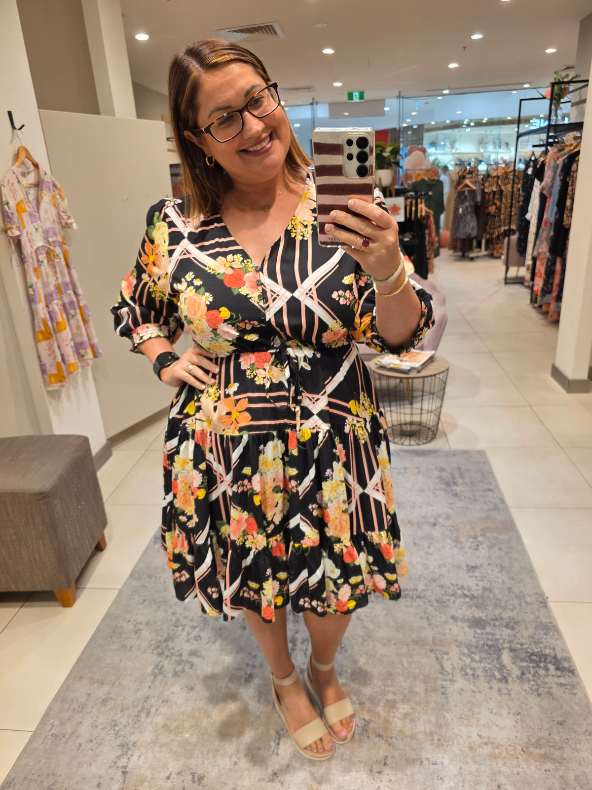 Koda Dress Black Floral
