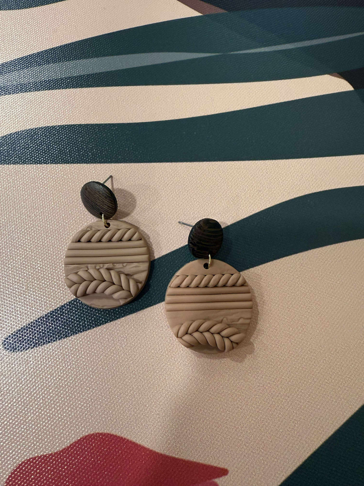 Nyah Earrings Chocolate