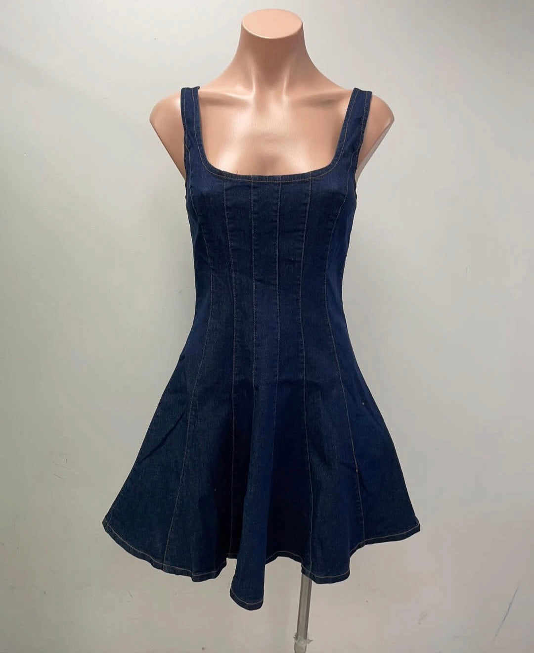 Leana Dress Dark Blue