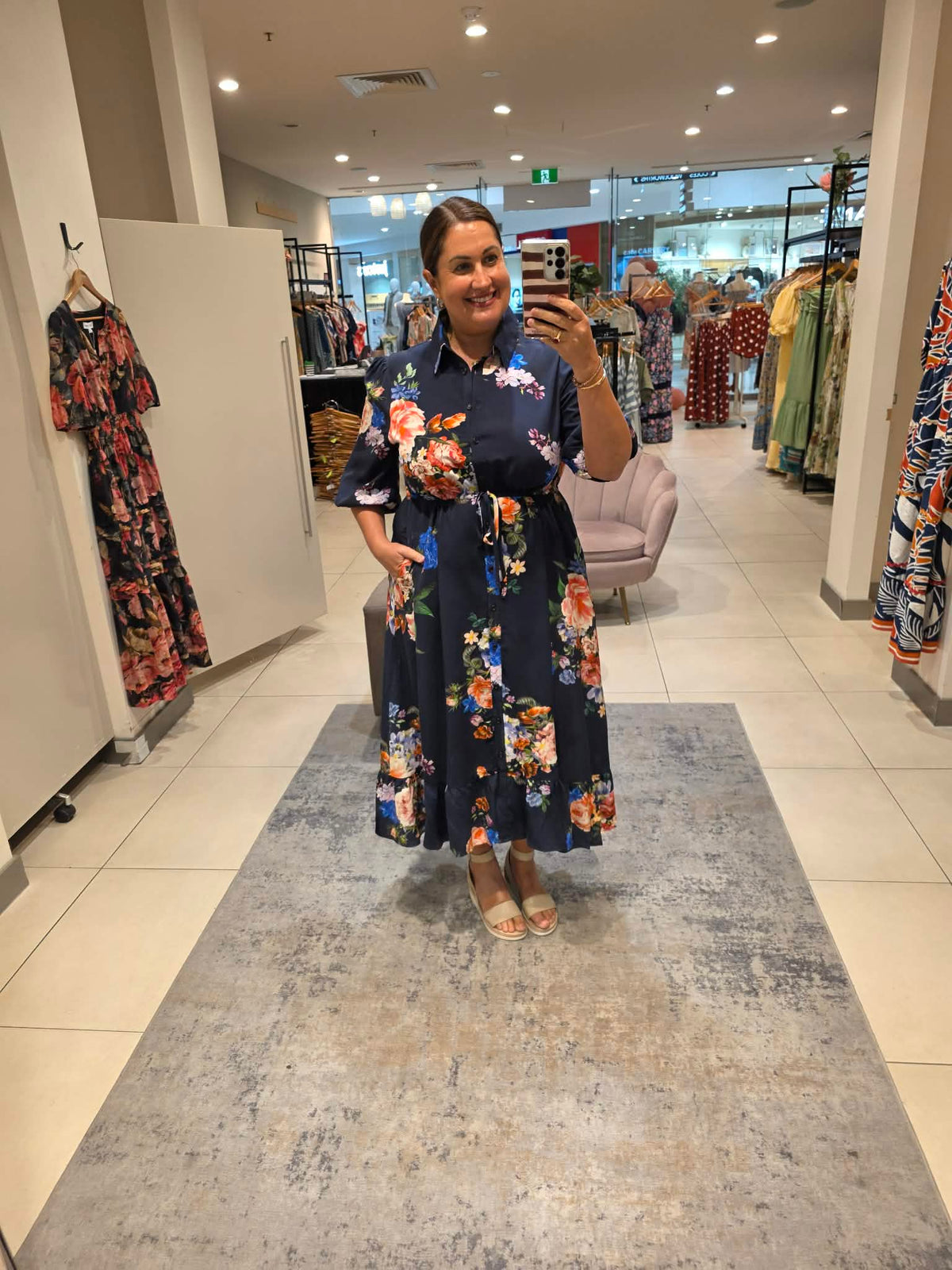 Tilley Dress Navy