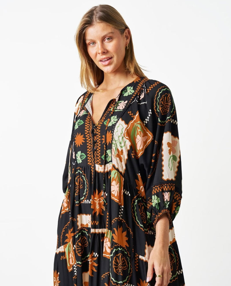 Eliana Dress Rust