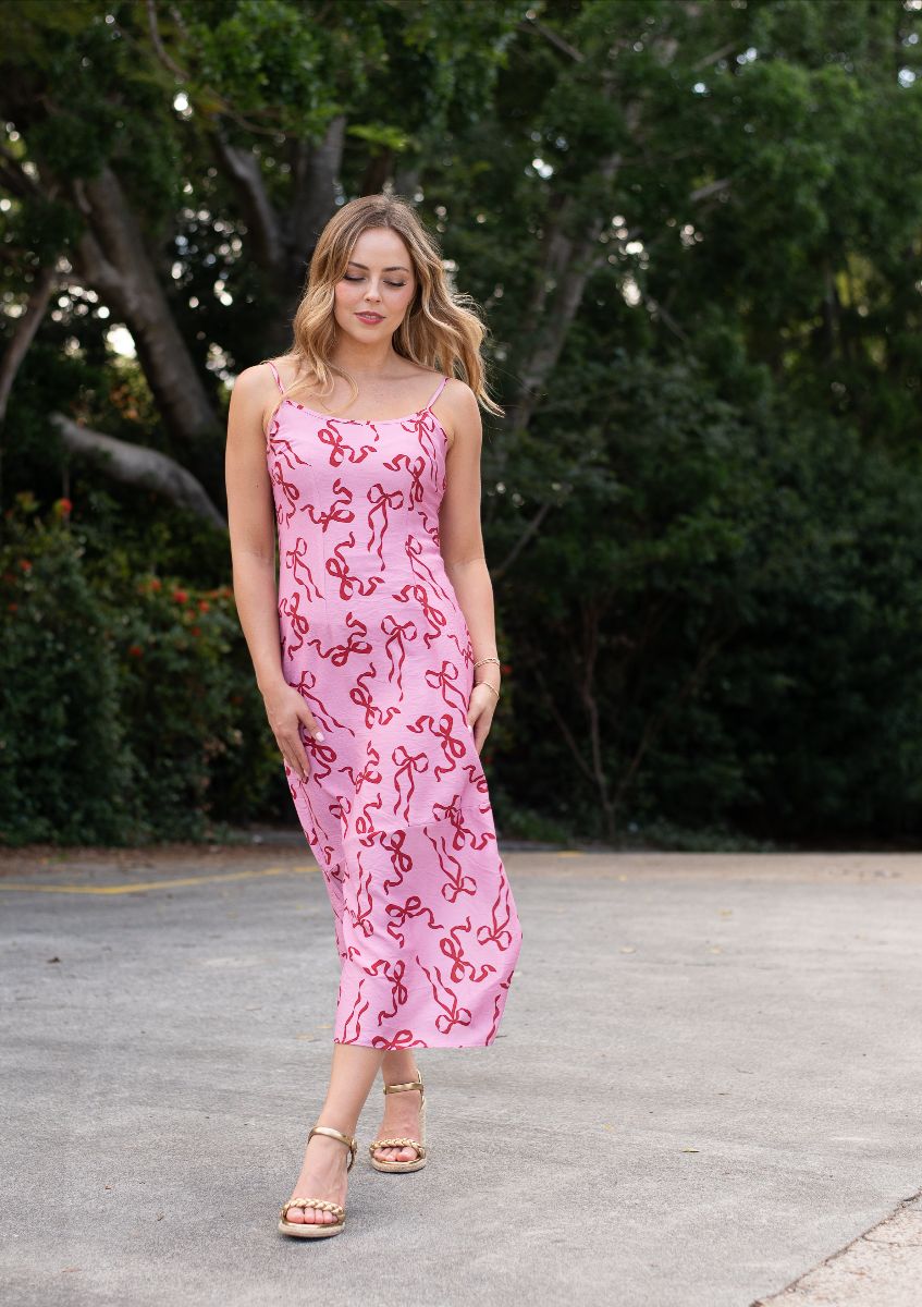 Sorelle Bow Slip Dress