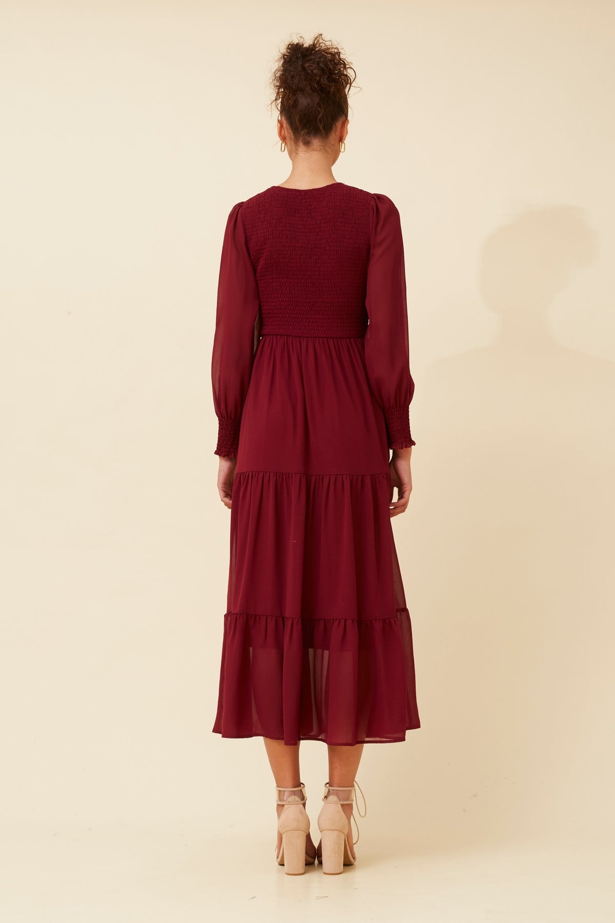 Nyx Dress Burgundy