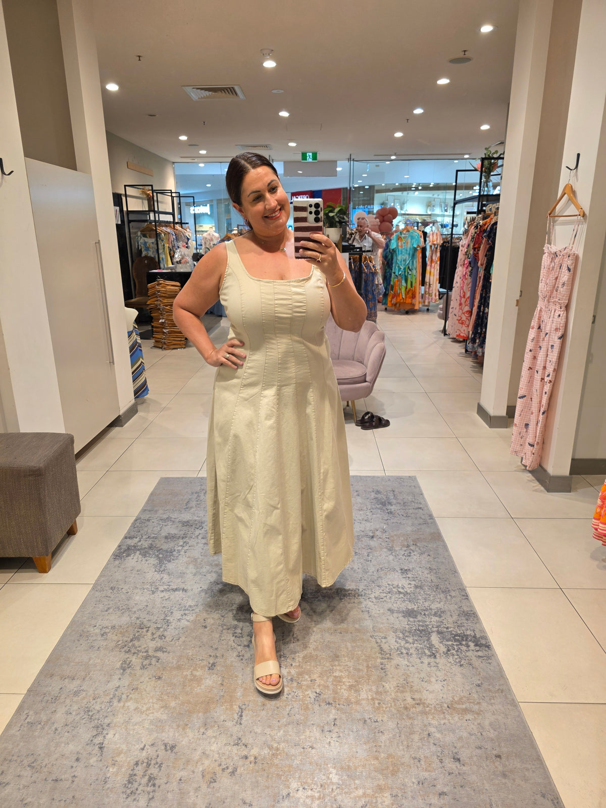 Adrienne Dress Sand