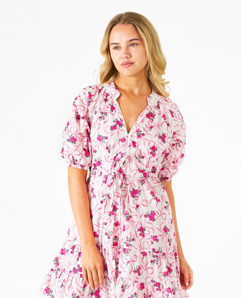 Sasha Dress Pink Floral