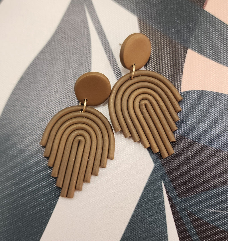 Imani Earrings Brown