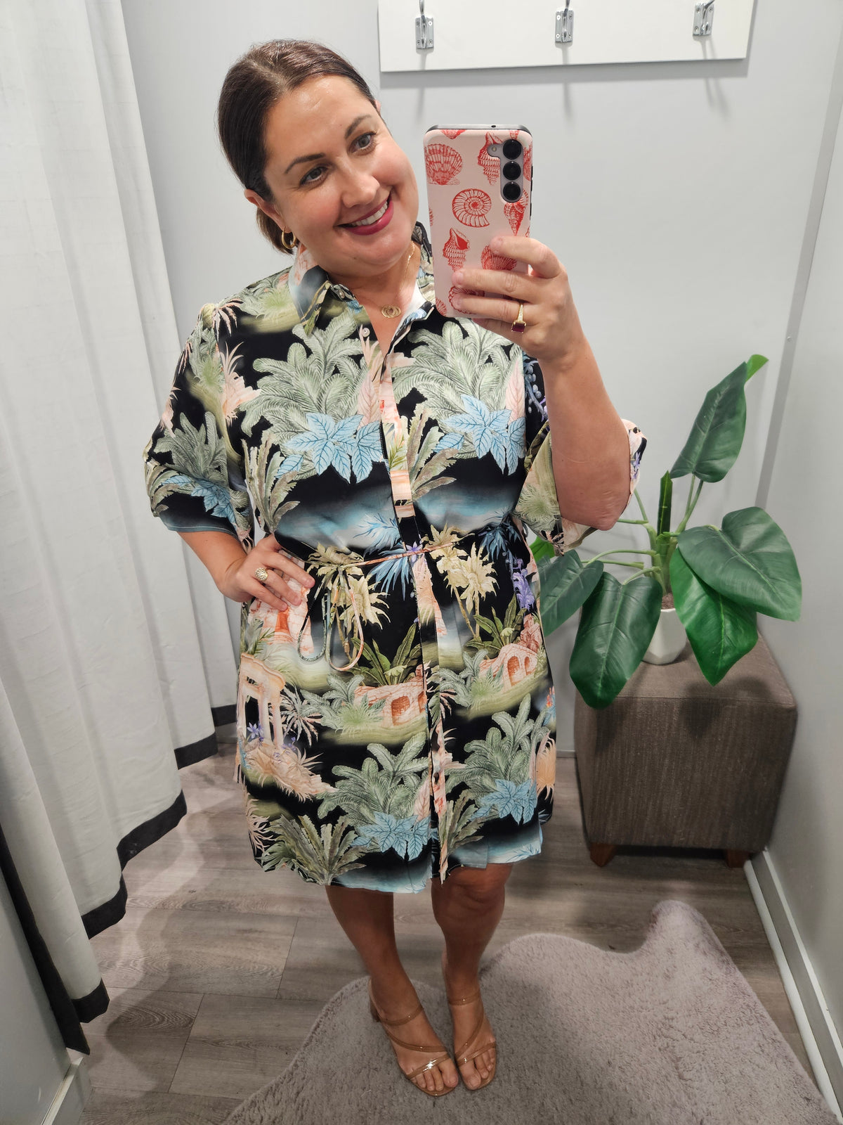 Tara Palm Dress