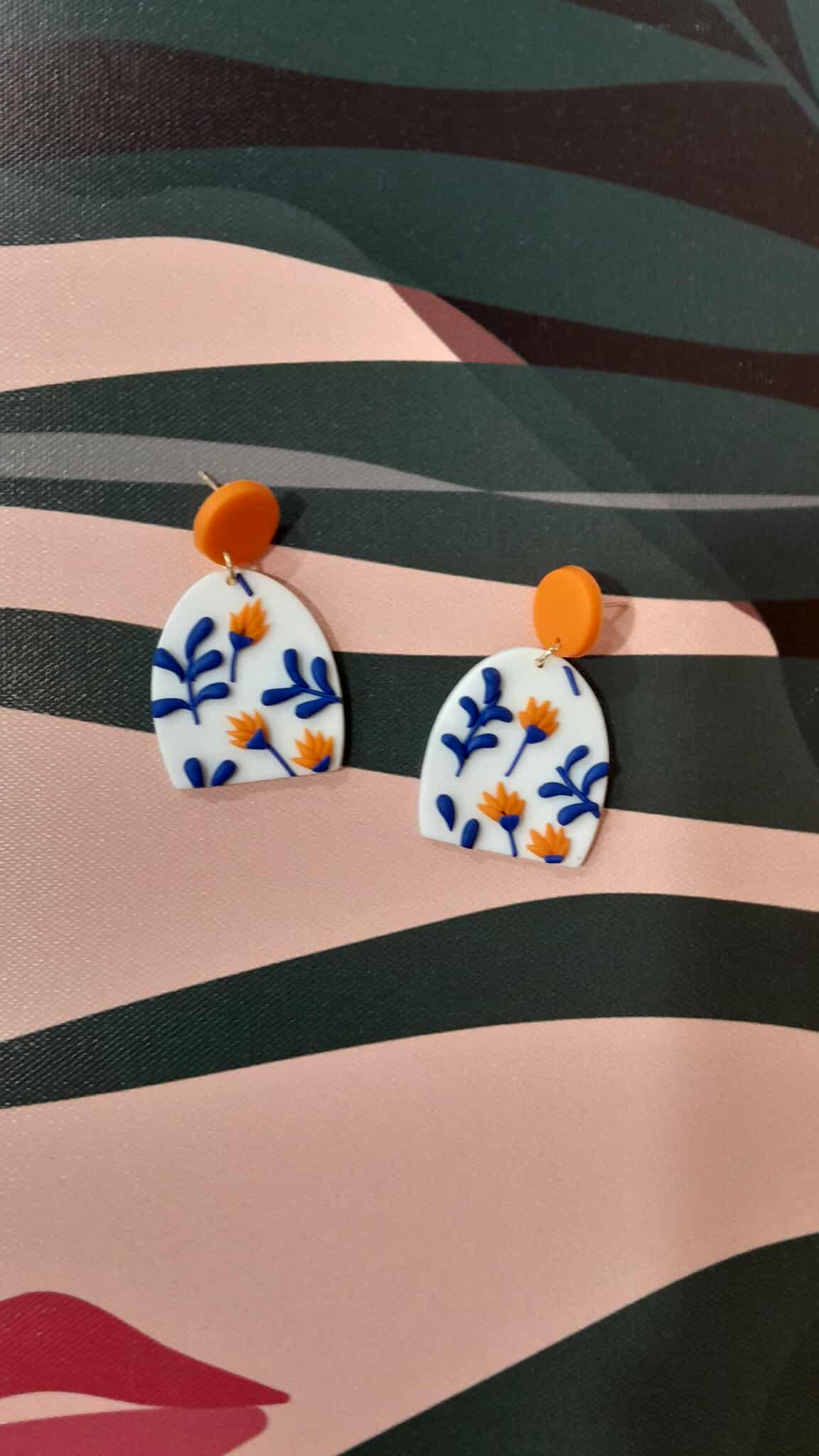 Maisie Earrings Orange