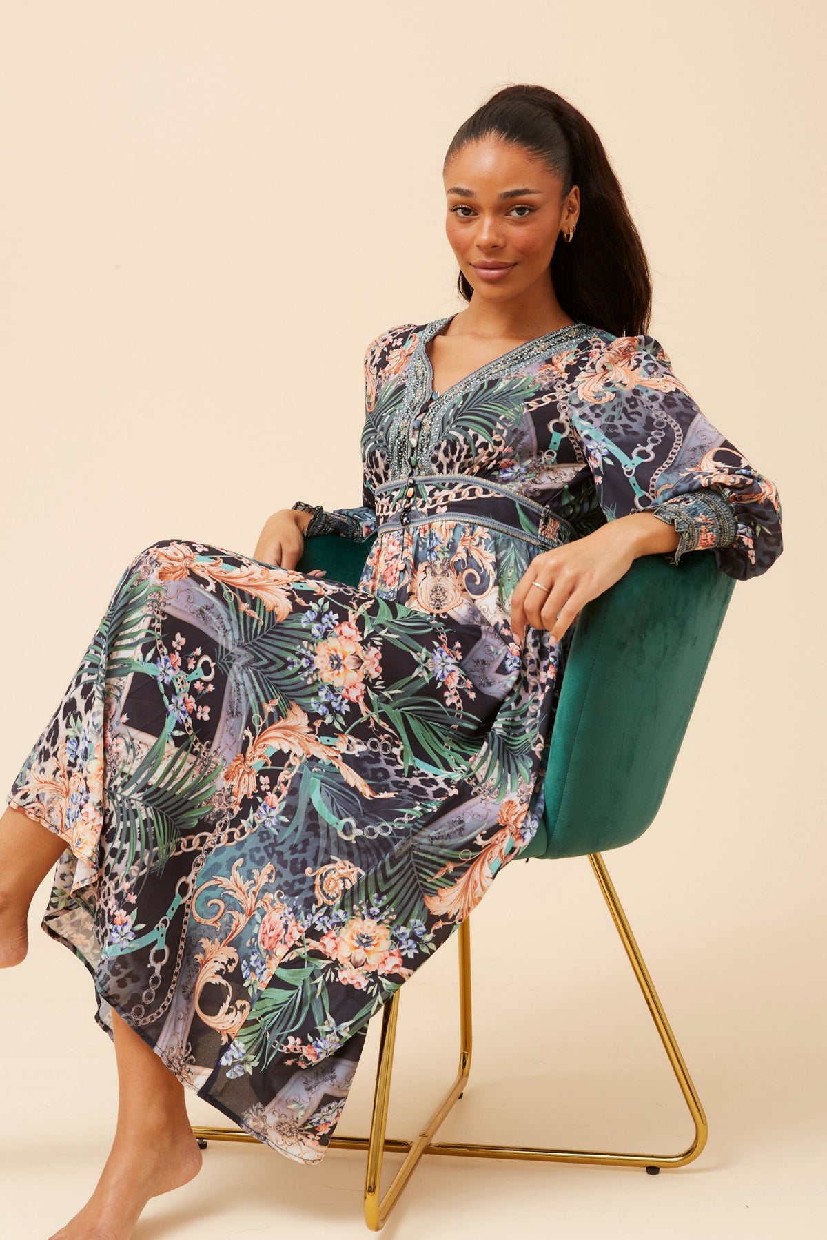 Merritt Dress Green