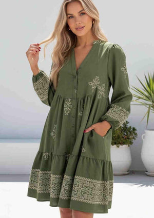 Sandine Dress Olive
