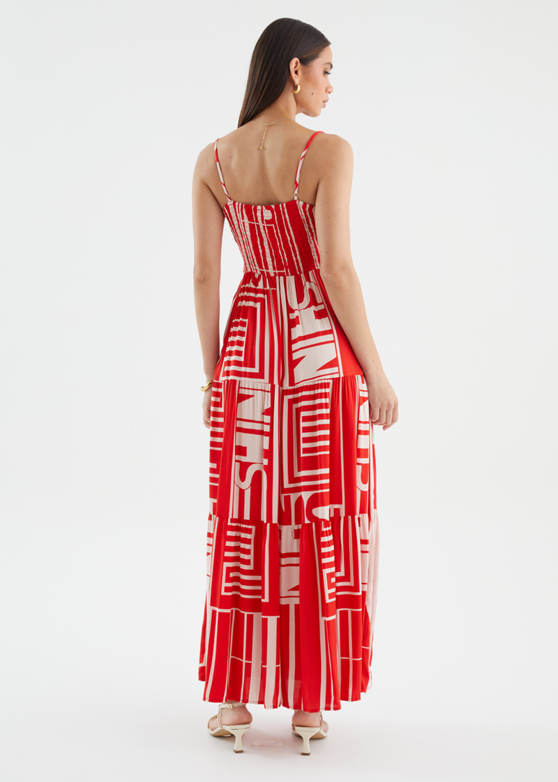 Chloe Dress Red