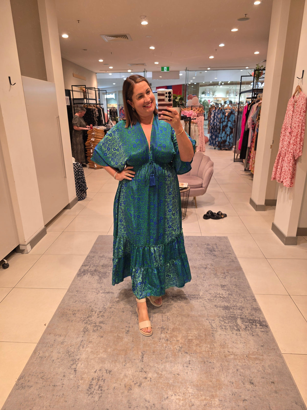 Helene Dress Green
