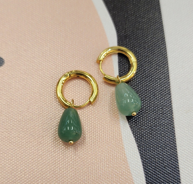 Daya Earrings Jade