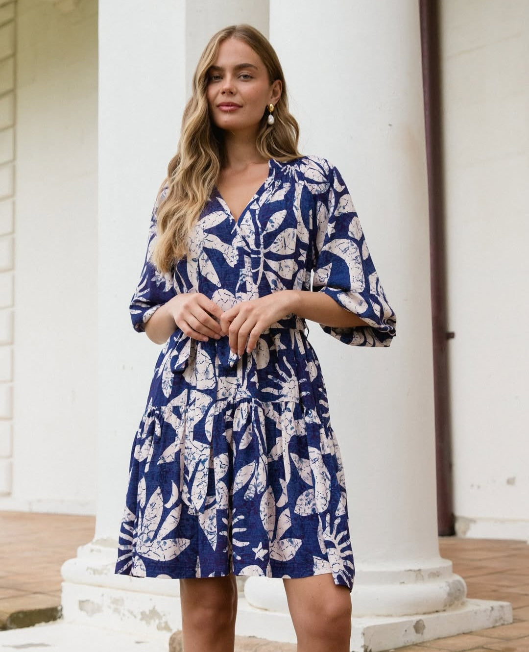 Irina Dress Blue