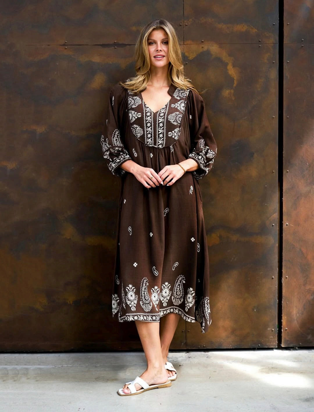 Neisha Dress Chocolate