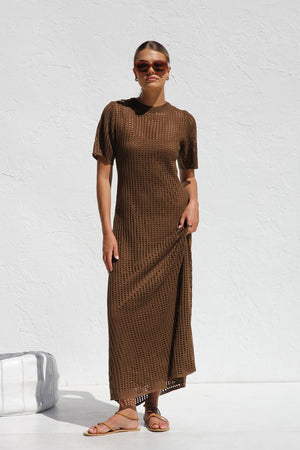 Kali Dress Brown