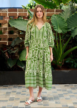 Eliana Dress Lime