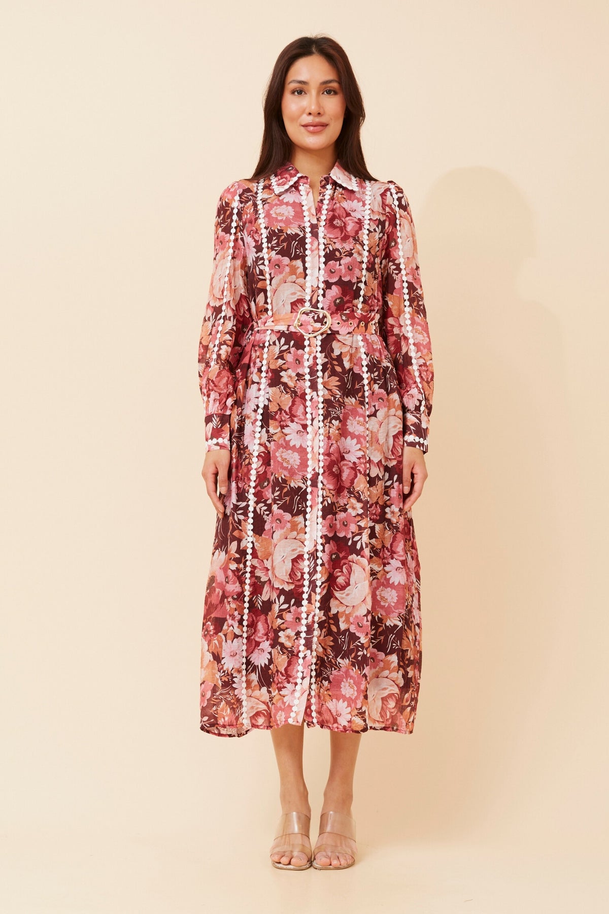 Astara Dress Burgundy