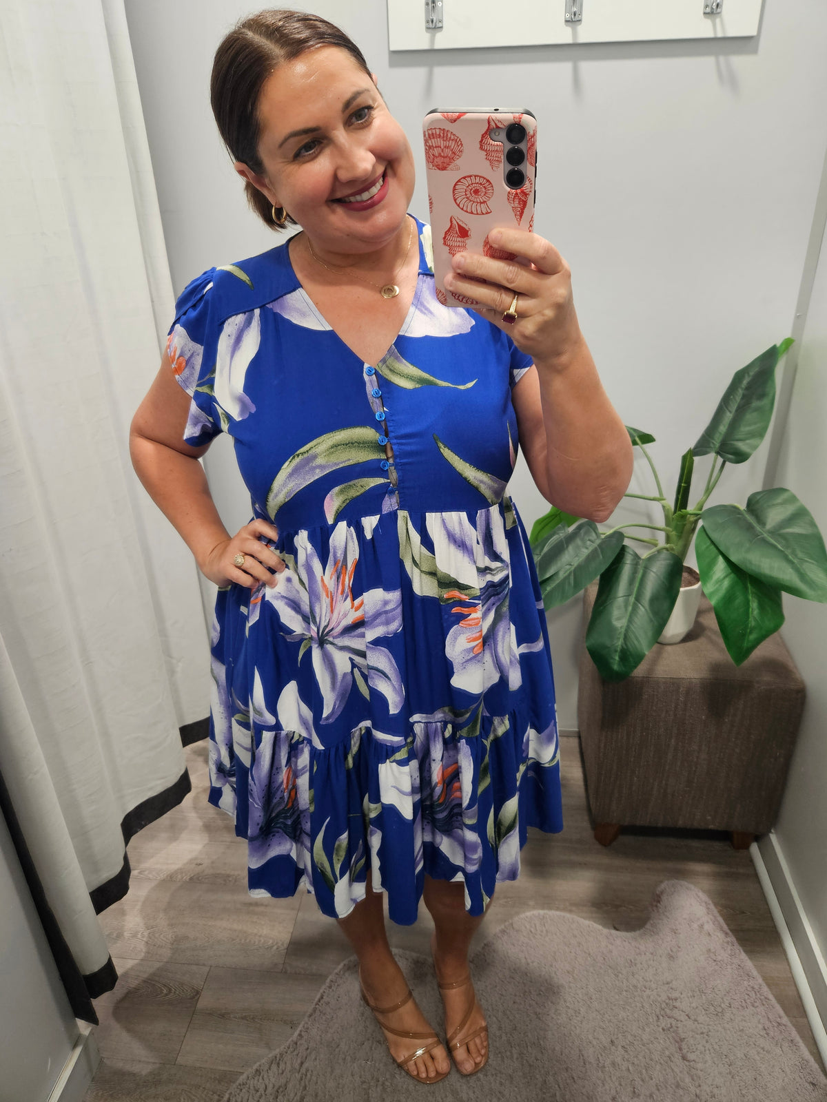 Asteria Print Tracey Dress