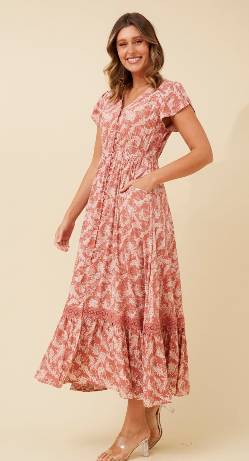 Agnes Dress Blush