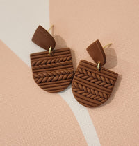 Freya Earrings Brown