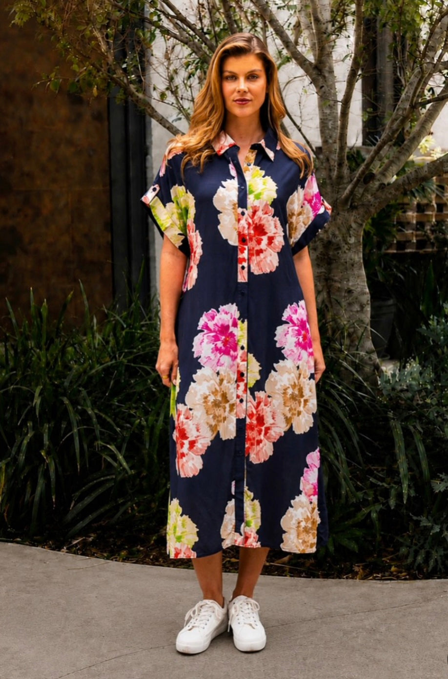 Lyric Dress Navy