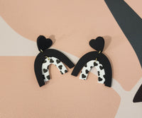 Leia Earrings Black