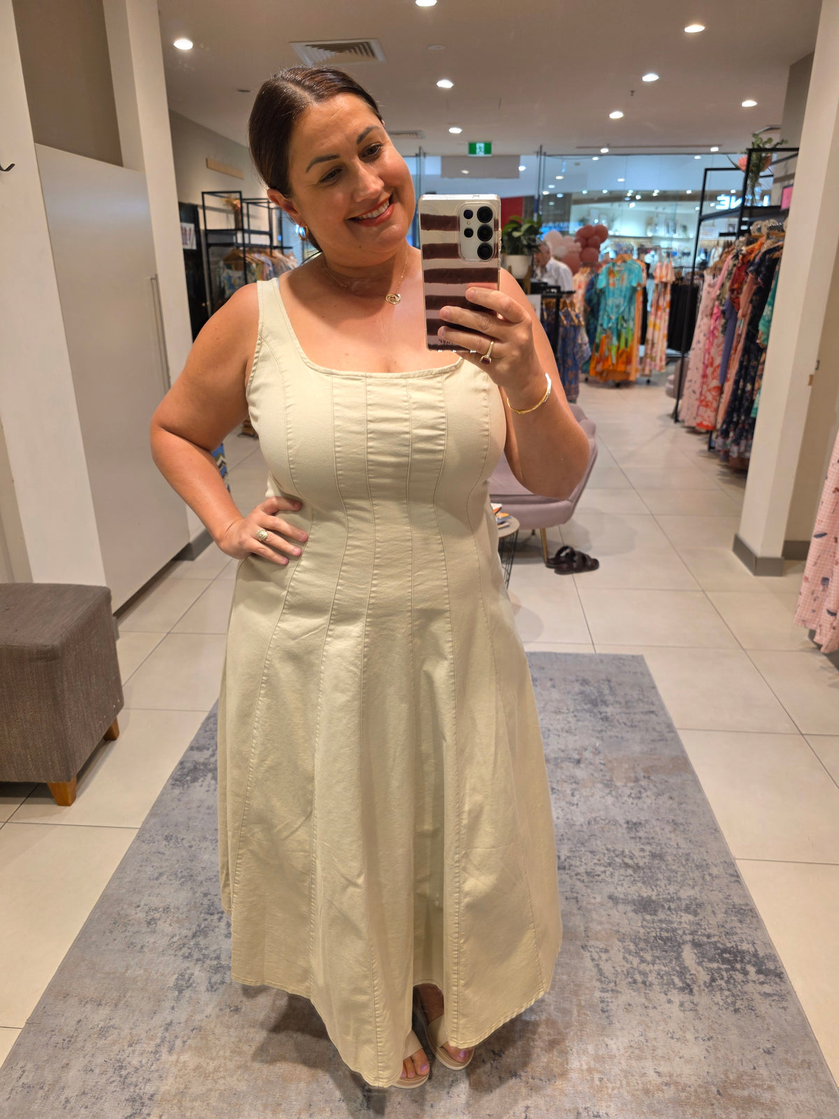Adrienne Dress Sand