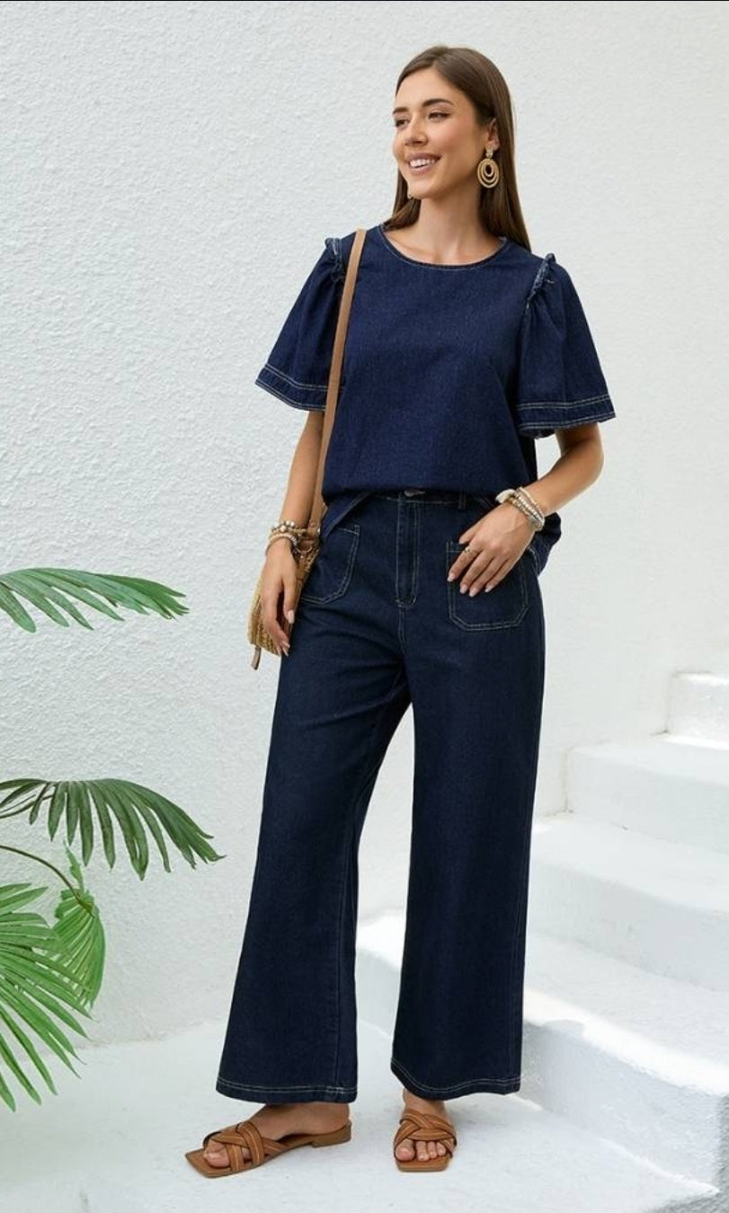 Piper Denim Top