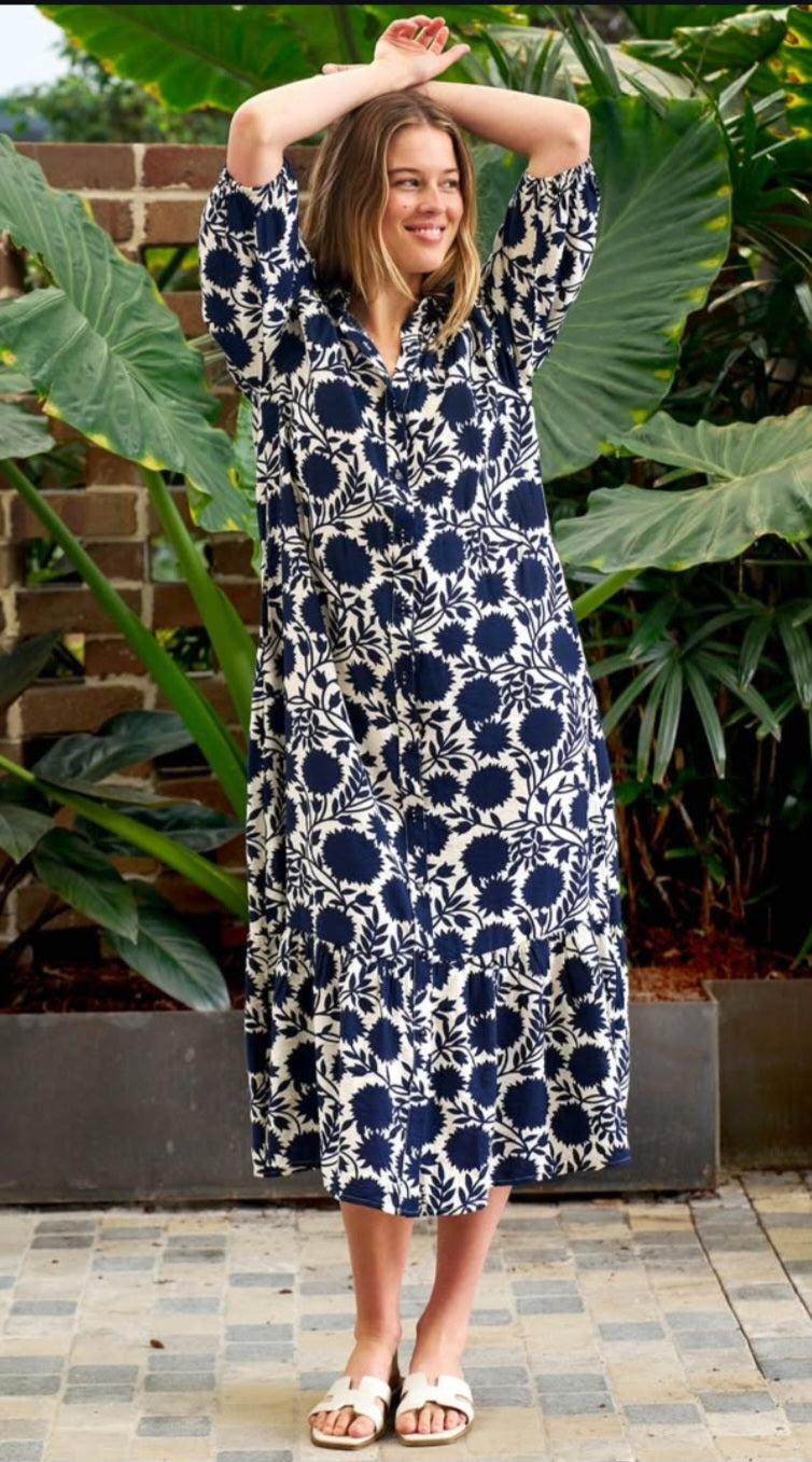 Avija Dress Navy