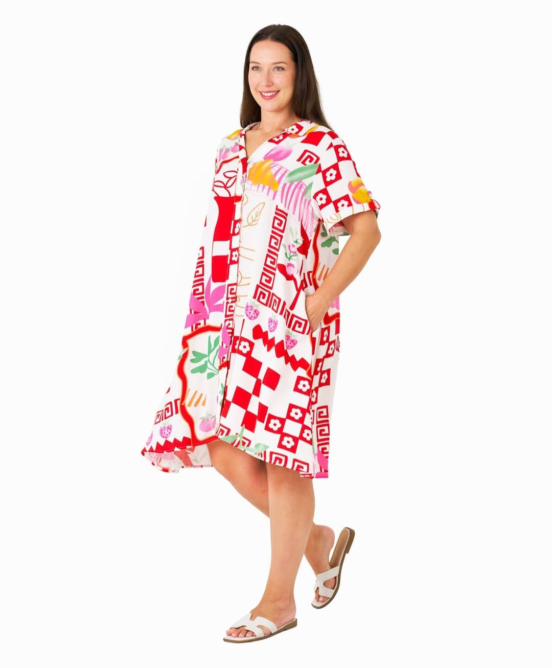 Cherie Dress White